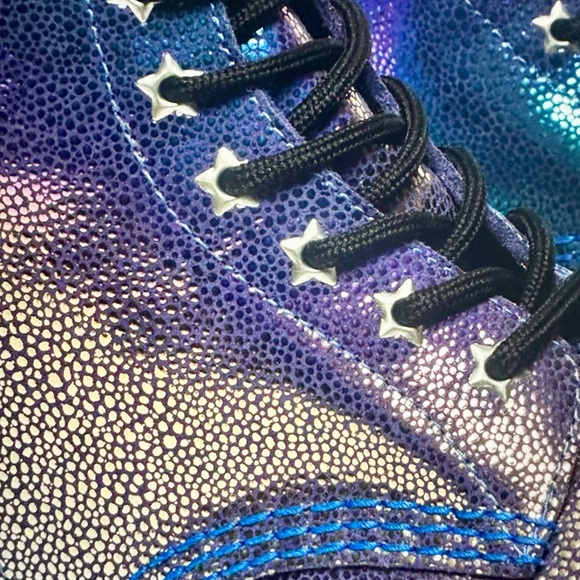 Dr Marten Purple 1460 Rainbow Ray Mermaid Boots - RARE - Picture 2 of 11